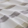 3 Piece Clipped Jacquard Duvet Cover Set